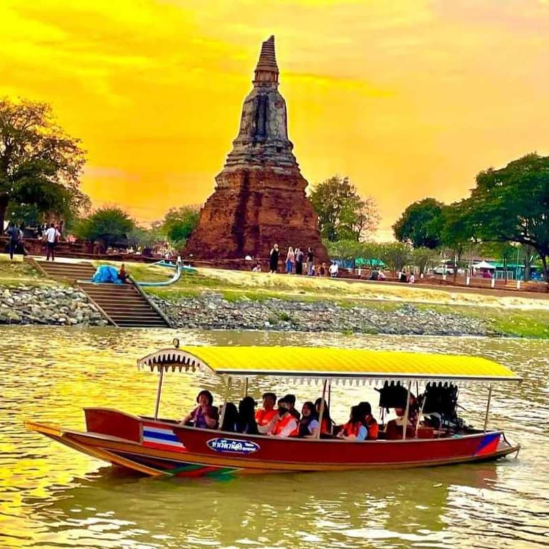 ayutthaya river boat