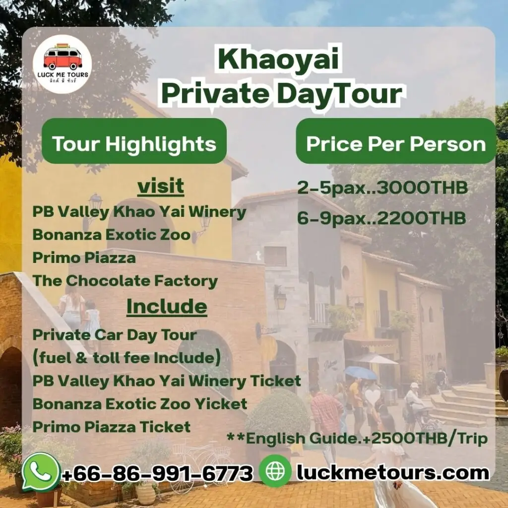 Khao yai tour price
