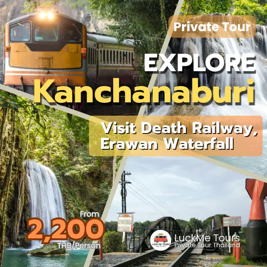 Kanchanaburi Day Trip: Death Railway & Erawan Waterfall