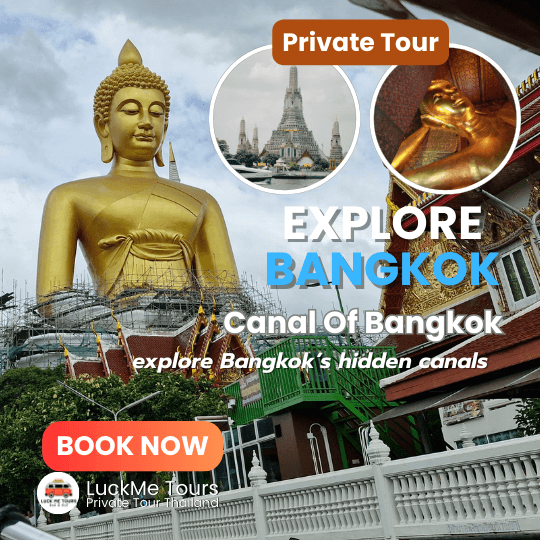 Bangkok temples & canal boat tour